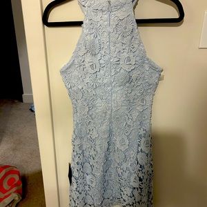 Beautiful baby blue lace dress. Brand new, tags on.
